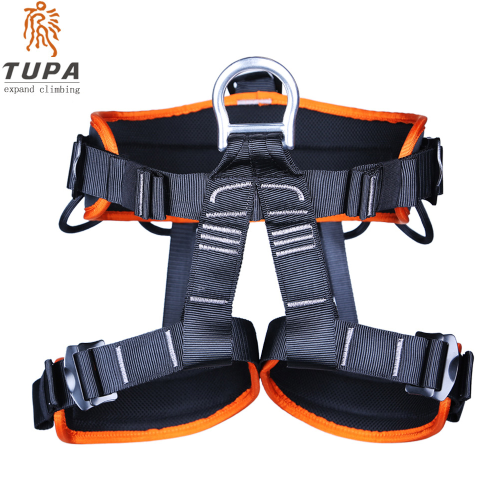 Outdoor rock climbing downhill half-body seat belt expansion insurance belt Aerial work climbing seat cover hole exploration rock climbing equipment