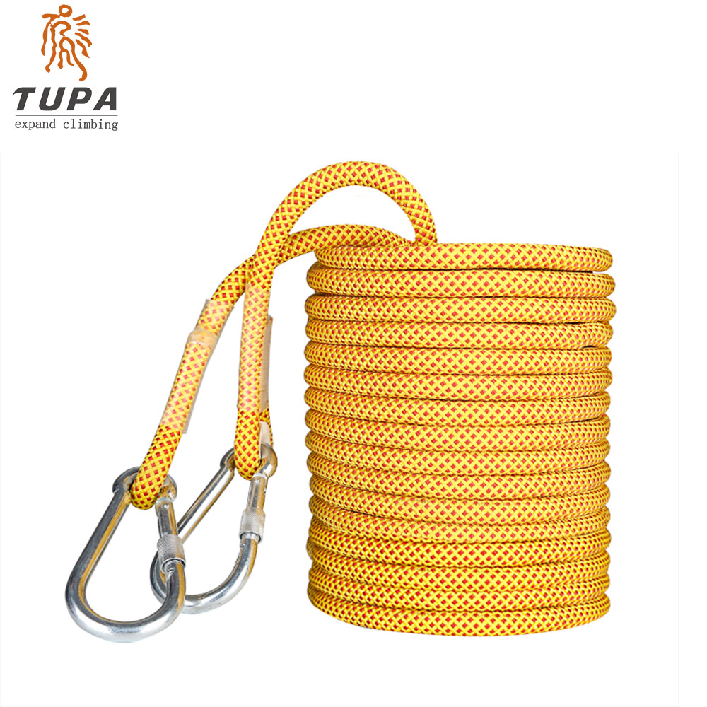 Outdoor aerial work safety rope wear-resistant spider man special air conditioning installation of external wall cleaning lifeline rope