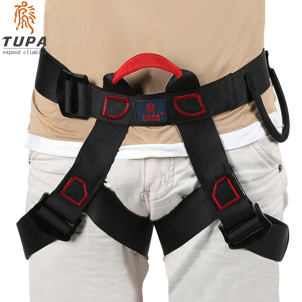 TUPA sitting downhill seat belt outdoor climbing rock climbing speed drop half-length high-altitude belt safety belt