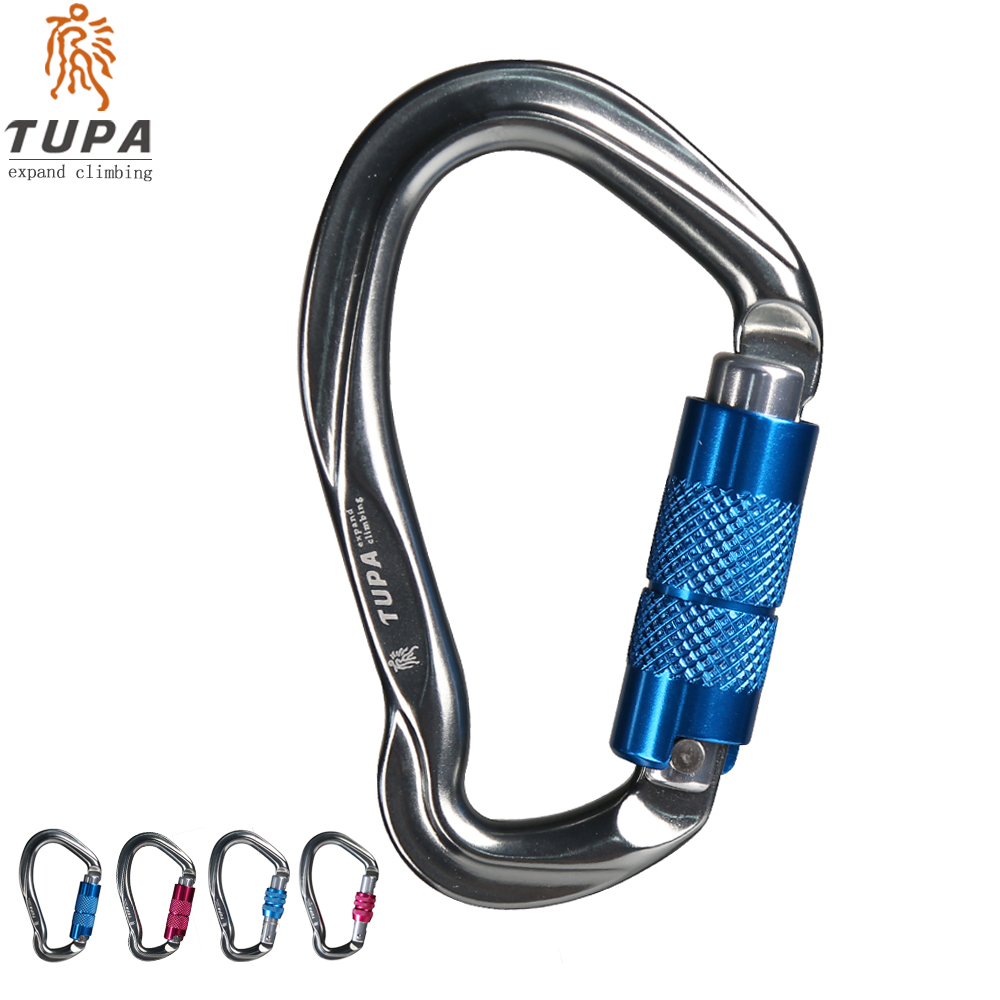 Tuopan automatic lock Outdoor rock climbing main lock Mountaineering main lock Quick-hanging lightweight safety buckle Oxtail special connection lock