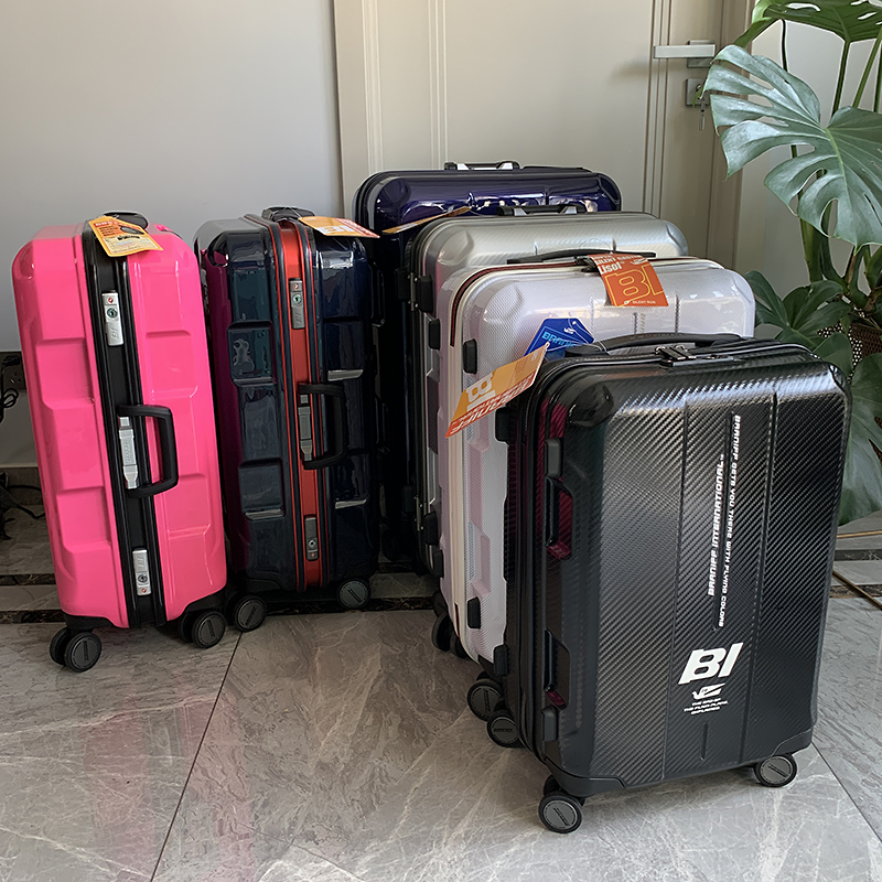 Exported to Japan BI aviation luggage universal wheel suitcase HINIMOTO silent wheel trolley case aluminum frame box