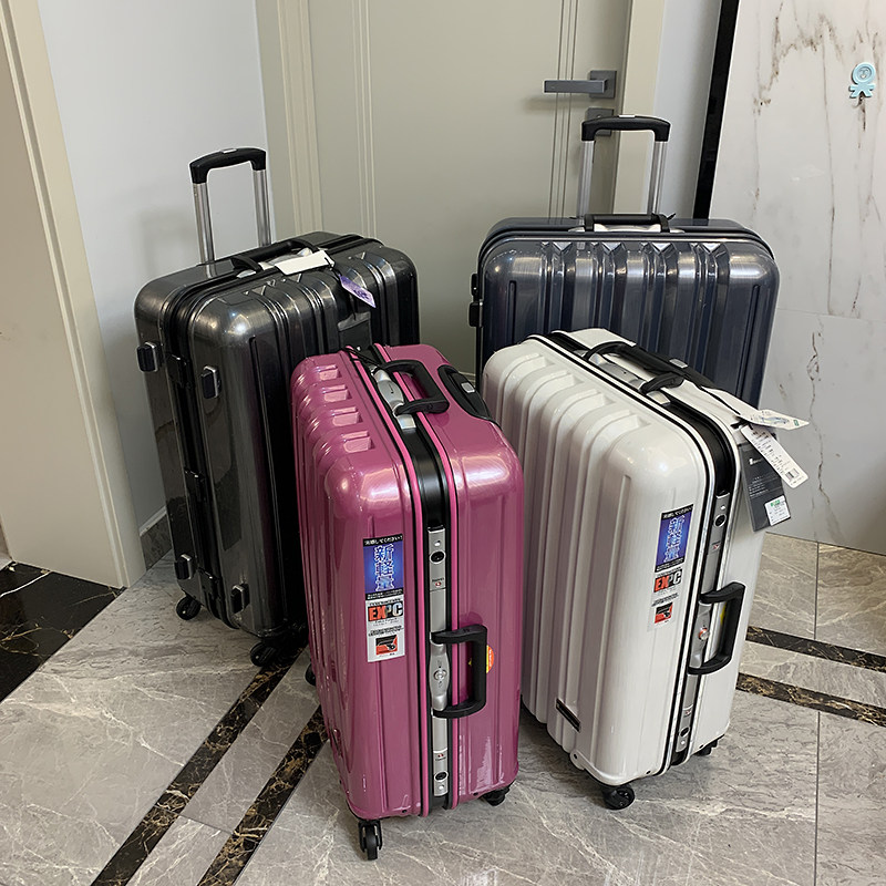 Only large size left] Taiwan Sun Crown aluminum frame luggage universal wheel suitcase large trolley case checked luggage