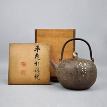 (Jinshoutang) Taizheng Yumiangzong as a pill-shaped Imperial iron bottle high meat inlaid paper weeping willow Golden Ring