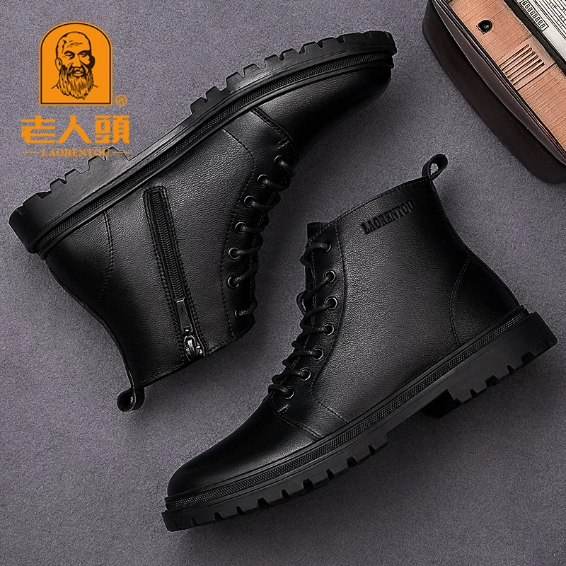 Кожаные ботинки Martens, элитные тёплые ботинки в английском стиле, натуральная кожа, британский стиль, интернет-знаменитость