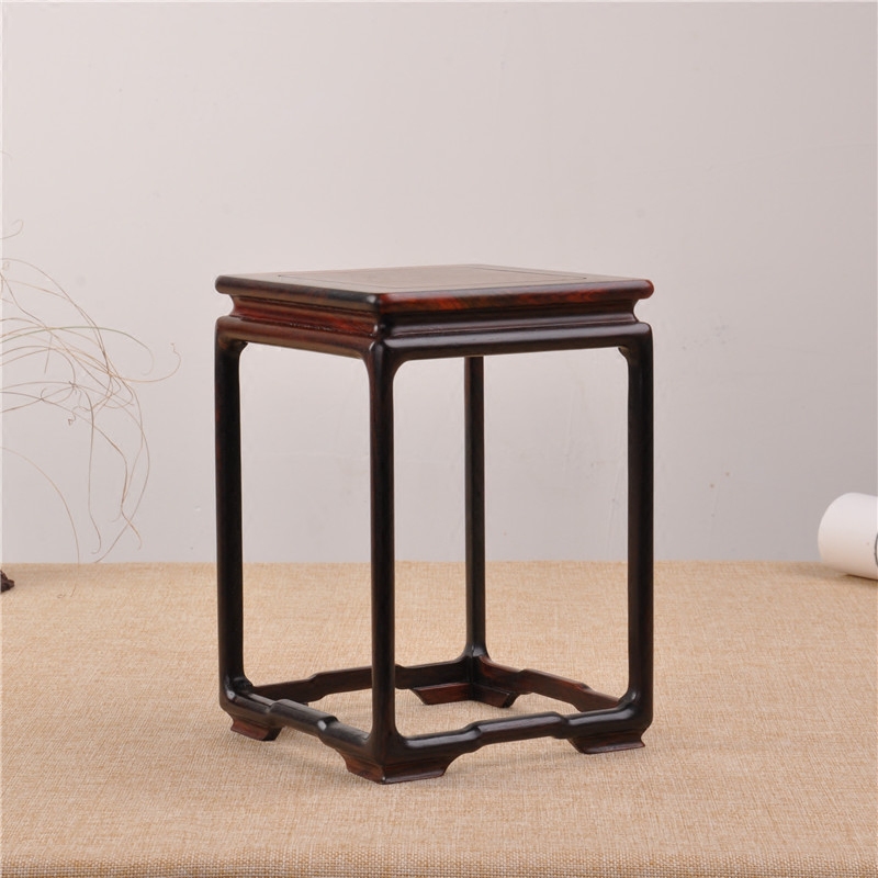 Old Red Wood Red Acid Branches Zhengfang Ming Style High Few Odd Stone Jade Pendulum Pieces Vase Flower Pots Bonsai Stone Shelf Base