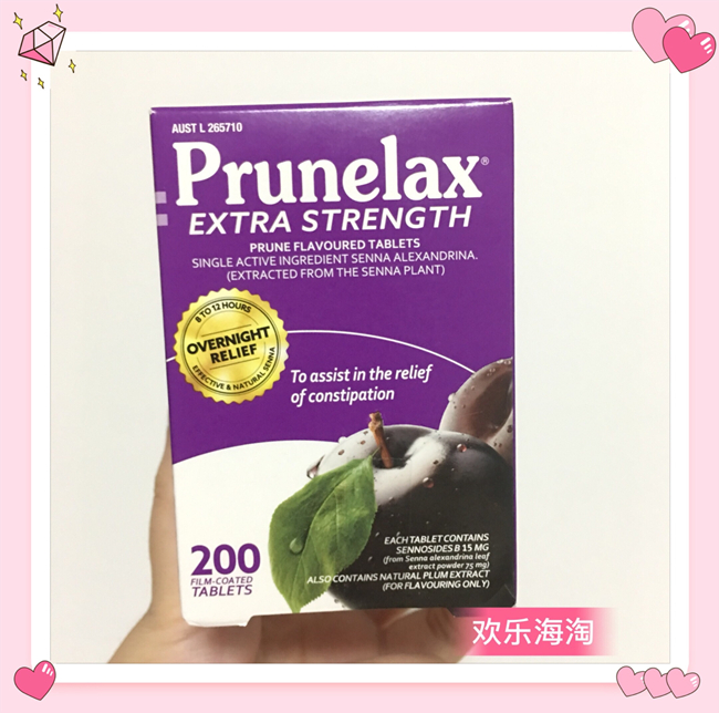 Spot Australian Prunelax Natural Plant Fiber Prune Extract 200 tablets