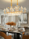 European-Style Living Room Lamp, Modern Minimalist Dining Room, Master Bedroom, Light Luxury French Crystal Chandelier, Duplex Building Zhongshan Chandelier
