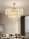 French Light Luxury Crystal Chandelier, Living Room Lamp, Luxurious Post-Modern European Style Dining Room Lamp, Elegant New Bedroom Lighting Fixtures