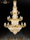 New All-Copper European-Style Duplex Villa Large Chandelier, High-End Living Room Main Light, Light Luxury Open-Air Staircase Crystal Lighting Fixtures
