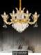 European-Style All-Copper Living Room Crystal Chandelier, Light Luxury French-Style Duplex Villa High-Ceiling Chandelier, New Model Lighting Fixtures