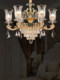 European-Style All-Copper Crystal Chandelier, French-Style Villa Living Room Lamp, Luxurious Dining Room Study Light, Light Luxury Duplex Building Luxury Lighting Fixtures