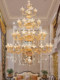 All-Copper Living Room Crystal Chandelier European Style Accessible Luxury Atmospheric Restaurant Villa Mansion Self-Built House Household Jade Large Lamps