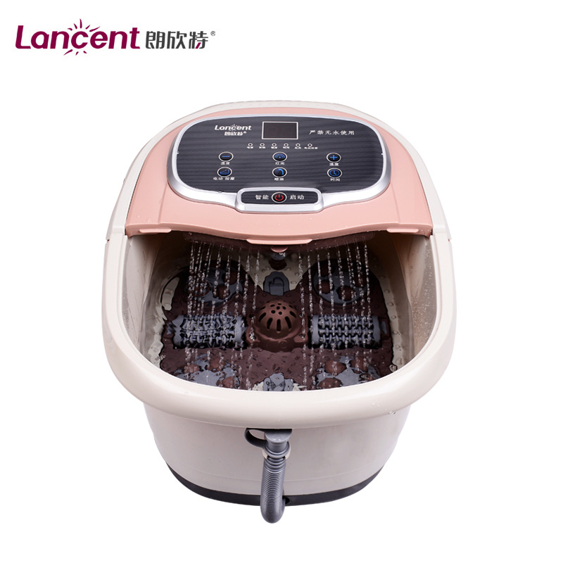 Lanxint household multi-functional automatic foot bath massage roller Foot bath bucket automatic heating deep bucket foot bath basin