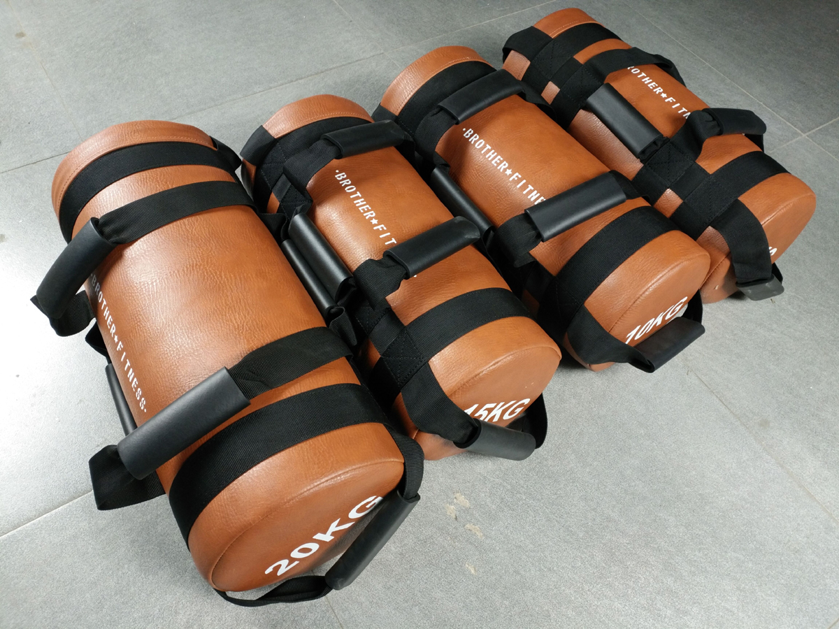 Faux leather fiber skin energy pack (inner liner iron sand) elasticity does not deviate weight training pack