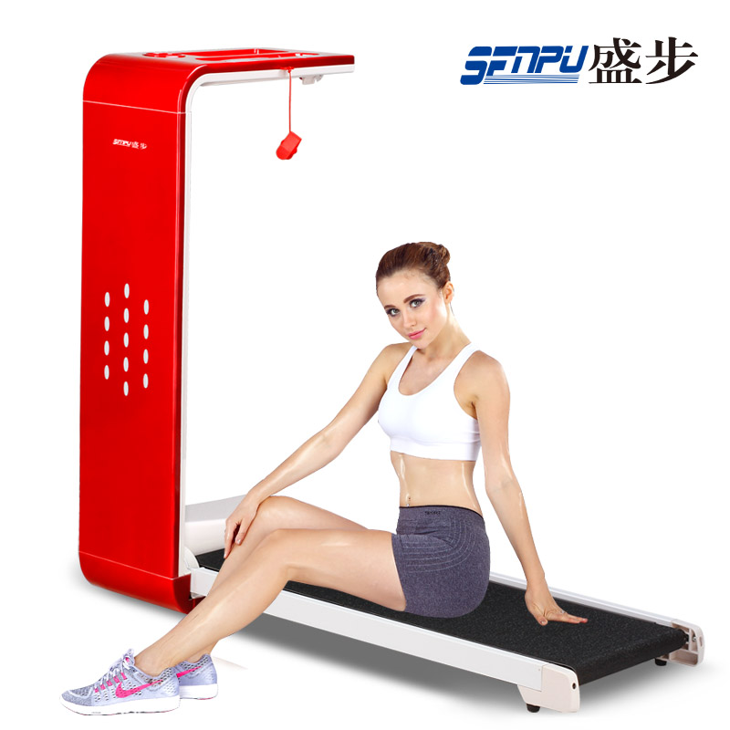 The ultra - quiet female special mini - folding treadmill for the heels of the household electric treadmill