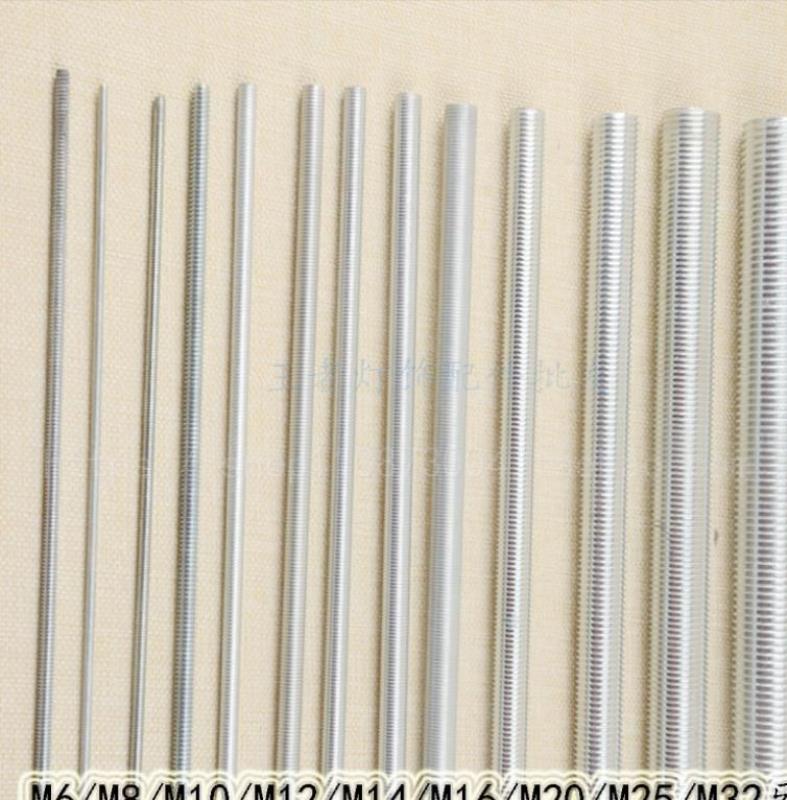8 screws rods hollow tooth rod diameter 6mm iron pipe connecting lever threaded rod bolt custom-made m6m8m12m14m16