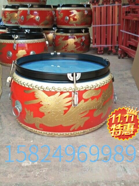 16 16 inch 18 inch wood dragon drum water drum drain drum green flower porcelain water drum dual purpose drum war drum laser water drum