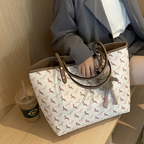 Bag large capacity womens summer 2021 new high-end texture niche one-shoulder messenger tote commuter fashion all-match