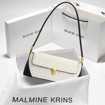 Hong Kong MK genuine leather single shoulder Law stick bag for women Summer 2022 new advanced sense texture small crowdsourced underarm package