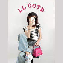 Famous Yuan Temperament Beautiful T-Shirt European Station Nets Red Fried Street Pops-Less Shorts Two Suits Summer Women