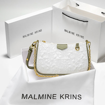 Hong Kong MK light extravagant genuine leather bag with female summer 2022 new wave advanced sense texture small crowdsourced single shoulder method axillary bag