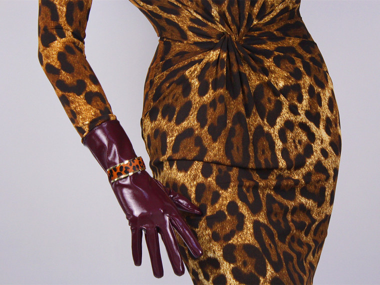 Tech Gloves Faux Patent Leather Wrist Long Short Coffee Black White Touchscreen 28cm LLDLLNT