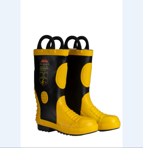 Fire boots Fire protection fighting boots Shoes Fire equipment Fire clothing steel plate sole test report