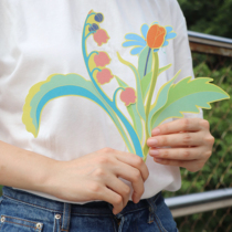 PaperWonder x LLANO Midsummer Night Joint Series Flower Type Expanded Fragrant Card Bookmarks