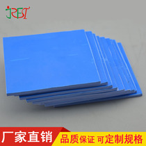 High thermal conductivity silicone sheet 100*100 mobile phone heat sink notebook CPU graphics card insulation silicone blue