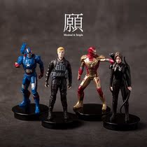 Avengers 3 Black Widow Eagle Eye Iron Man Patriots Ornaments Home Decoration Toy Doll