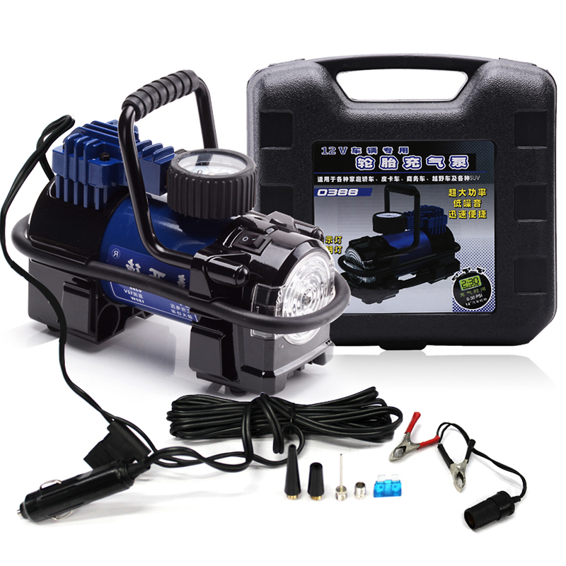 Kassid tire cheer car load cheer pump with car metal inflator 0388