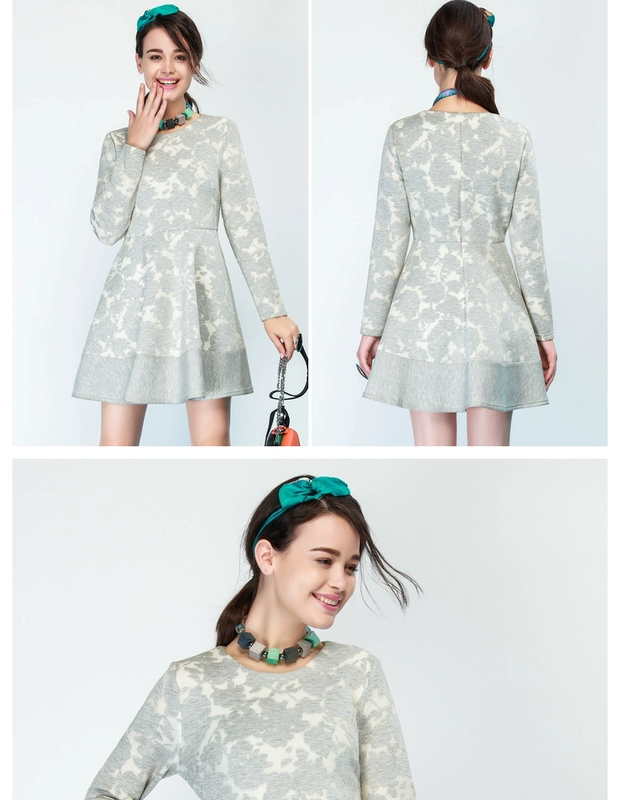 Qiu Shui Yiren Winter New Women Air Layer In Eo Váy Váy Slim Slim Váy