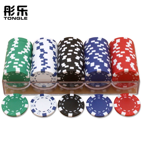 Покерный чип 13 -Year -Shop 16 Color Poker Token Setus без номинальной стоимости Техас Специализированная домашняя шахматная игровая комната играет в карту карты Mahjong