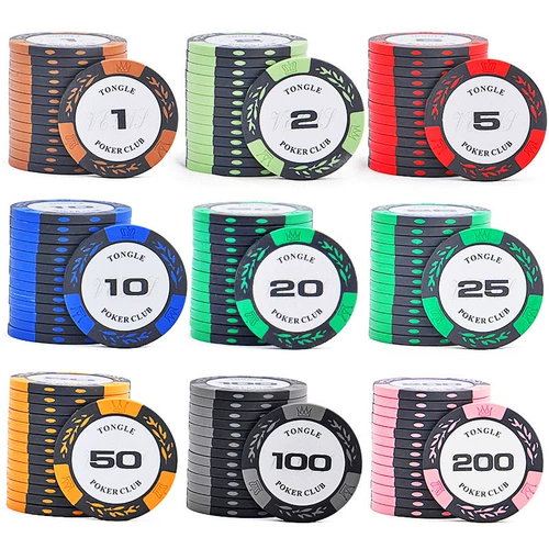 Принесение Чип, Техас Покер покер Baijiale Chess Room Tokens, домашнее сражение Mahjong, карта Point Brand Point