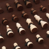 Большие шахматы для начинающих из натурального дерева