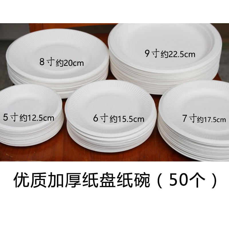 無地の紙皿、使い捨てケーキ皿、幼稚園用紙皿、工作用食器、ディナー皿、子供向けDIY工作用品、お絵かき道具。
