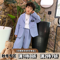 High sweet pear vortex men and women children Net red suit fashion foreign style children 2021 New Spring suit small suit handsome fashion