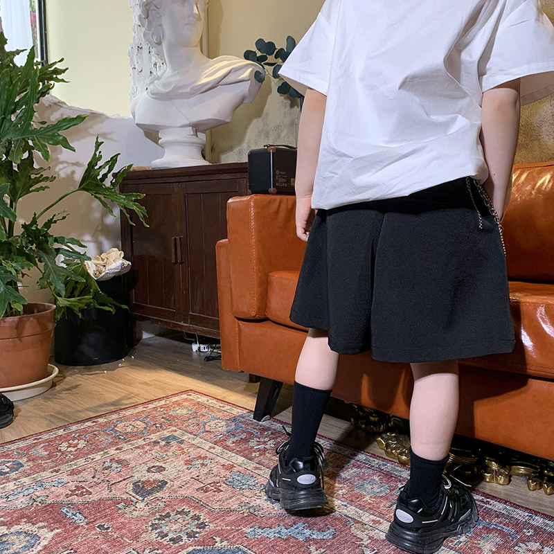 Pear Vortex Home Original Children Casual Suits Shorts Foreign Fashion Trends Boys Summer Clothes Han Edition New Pants Kids Clothes Cool