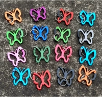 Изысканный металлический сверхлегкий портативный альпинистский брелок, рюкзак, алюминиевый сплав