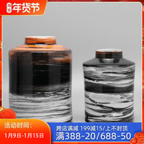 Modern new Chinese style high-end luxury ceramic ornaments home decorations model room living room light luxury porch furnishings