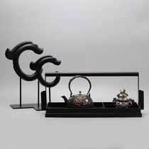 Modern new Chinese creative living room tray soft decoration matching design set model room hotel art decoration