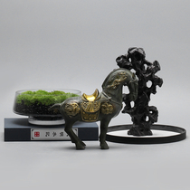 Modern new Chinese creative horse ornaments with living room porch TV cabinet study office desktop soft decorations