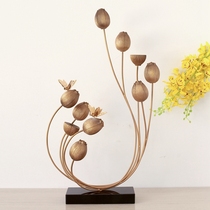 New Chinese decoration Nordic light luxury style home living room TV cabinet Entrance Lucky creative Zen modern decoration