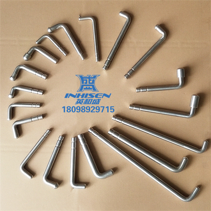 L - shaped sediment observation point nail marked mushroom head drying deformation monitoring pre - buried point plus roughness 304