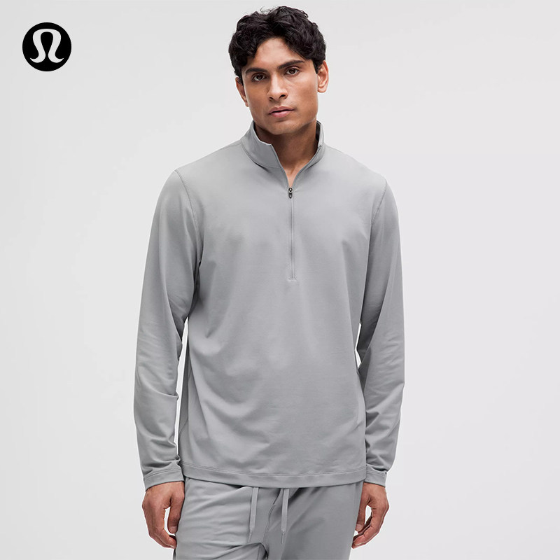 Soft Jersey Men's Half-Zip Knit Sweater丨Lululemon丨Lm3Fggs