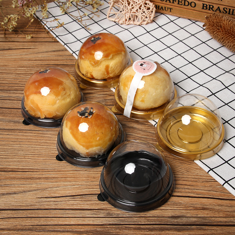 Egg yolk crisp blister box 50 households can hold 80 grams of egg yolk crisp snow Mei Niang green bean cake moon cake packaging box