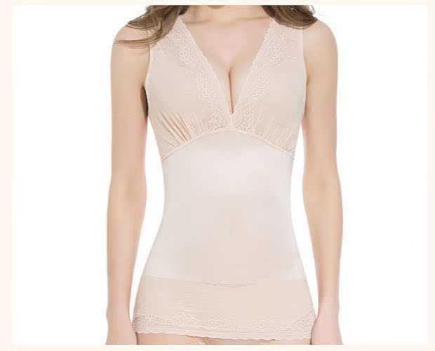 Siêu mỏng lưới gợi cảm thoáng khí bằng nhựa bodime body vest bụng bụng eo sau sinh đồ lót nữ sâu V không dấu vết - Corset áo nâng ngực