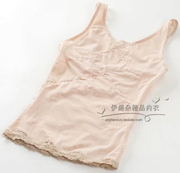 Khóa trước thân áo bằng nhựa body áo vest sau sinh quần áo bụng cỡ lớn corset corset lưới siêu mỏng thoáng khí kích thước lớn - Corset áo ngực