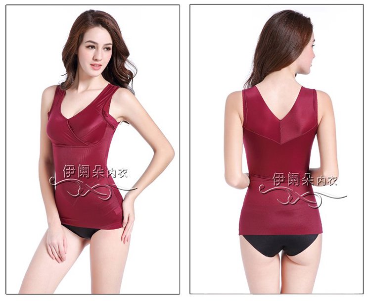 Siêu mỏng áo ngực liền mạch với nhựa tops vest của phụ nữ đồ lót bụng eo sau sinh corset túi dài hip