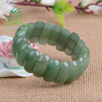 Xiao YaRamadan Natural A goods India East Mausoleum full of green jade bracelet with jade bracelet for men and women